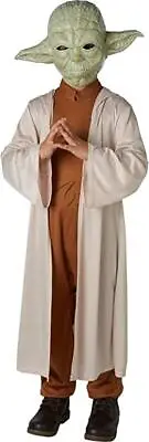 Epic Jedi Master Yoda Costume W/ Mask - Children's Star Wars Fancy Dress Kit • £16.44