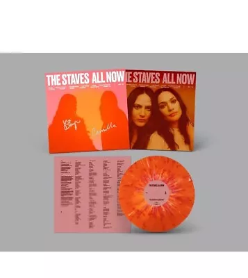 The Staves All Now Pink Orange Vinyl - Dinked Edn Signed 079 Of 1000 New Sealed • £59.99