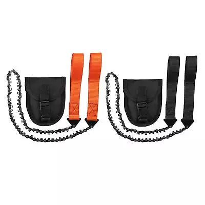 Chainsaw With Strap Handles Long Hand Braces Chain Saw For • £13.76