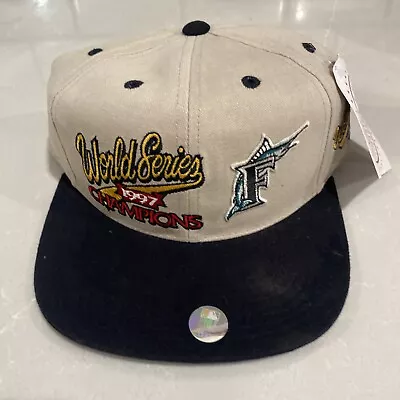 Vintage 1997 World Series Champions SnapBack Florida Marlins Nwt Strapback • $20.50