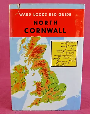 Ward Lock Red Guide North Cornwall Newquay Tintagel Bude 16th Edition HB + DJ • £4.99