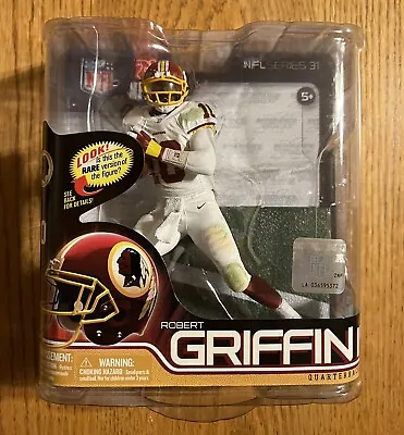 McFARLANE NFL SERIES 31 ROBERT GRIFFIN III WASHINGTON REDSKINS SILVER VARIANT • $150