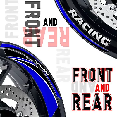 Blue Vinyls Rim Sticker 17  GP8 For Suzuki GSXR600 92-21 20 19 18 17 16 15 • $53.72