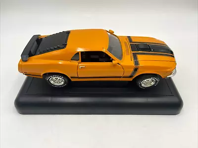 Die Cast 1/18 Scale 1970 Boss 302 Mustang With Shaker Hood Orange • $34.99