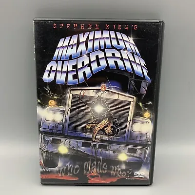 Maximum Overdrive (DVD 2001) Emilio Estevez Pat Hingle Laura Harrington OOP • $12.99