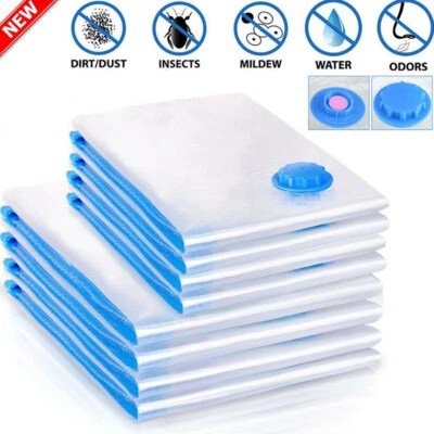 $11.38 • Buy Strong Vacuum Storage Space Saving Bags Vac Bag Space Saver Vaccum Vacum Bag 3U