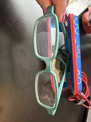 Miraflex Kids Goggles Eyeglasses Frames TERRYSIX C.M.D Navy Dark Blue 46-16-125 • $25