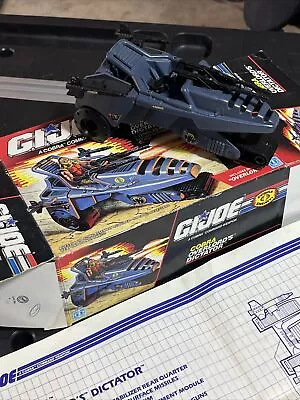 Vintage GI Joe Overlord Action Figure Cobras Dictator W/ Vehicle Box Hasbro ARAH • $68