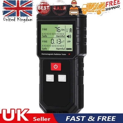 £21.29 • Buy Electromagnetic Radiation Tester Electric Field Magnetic Field Dosimeter UK