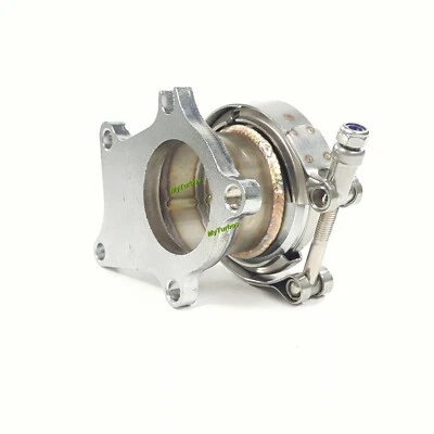 $61.09 • Buy T3 GT35 Turbo 5 Bolt Exhaust Pipe Flange To 2.5  V-Band Conversion Adapter