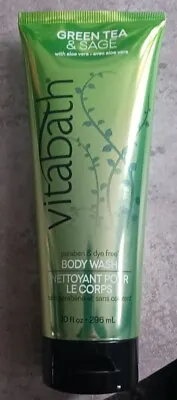 Vitabath  Body Wash Green Tea & Sage 10 Oz New Fresh • $14.45