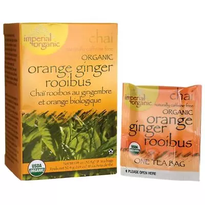 Uncle Lee's Tea 100% Organic Orange Ginger Rooibus Tea 18 Bag(S) • $8.39