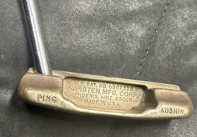 All Original 1967 Ping Kushin Slotted Karsten MFG Putter 35.5 RHVintage • $29