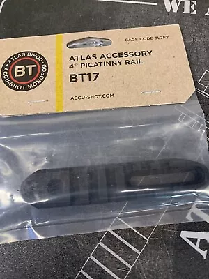 $35.90 • Buy Atlas 4” Picatinny Bipod Rail BT17