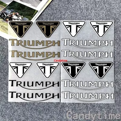 Motorcycle Reflective Fuel Tank Badge Emblem Decal Stickers For Triumph Bobber • $13.45
