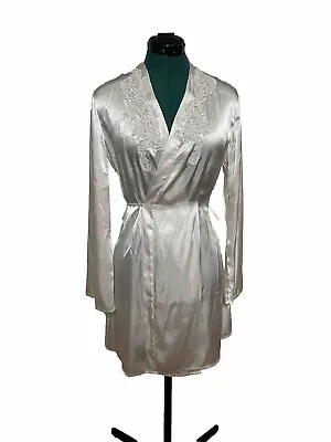 Victoria’s Secret Small Satin Bridal Robe • $15