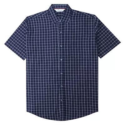 Alvish Men's Casual Button Down Shirts Dress Short Sleeve Shirt With Pocket • $15.99