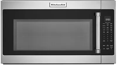KitchenAid 1.9-cu Ft 1000-Watt Over-the-Range Convection Microwave Stainless • $575