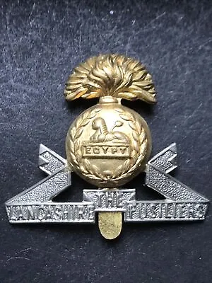 Lancashire Fusiliers Original British Army Cap Badge WW2 • £12