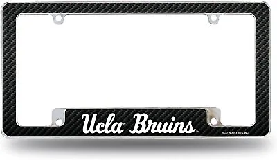 UCLA Bruins Metal License Plate Frame Chrome Tag Cover 12x6 Inch Carbon Fiber... • $21.99