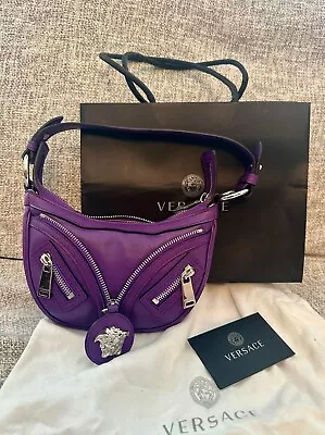 Authentic Versace Mini Repeat Hobo Bag Crossbody Designer Bag • $850