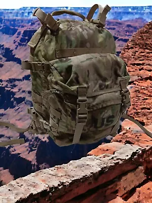 USGI MOLLE II OCP Multicam 3-Day Assault Pack Military Backpack W/Stiffener-MINT • $100