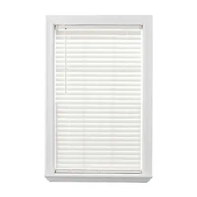 Homes & Gardens 2  Cordless Faux Wood Horizontal Blinds Antique White • $20.69