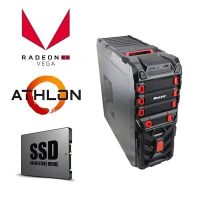 $529 • Buy AMD 200GE Dual Core | 8GB | 240GB SSD Computer System Office Desktop PC
