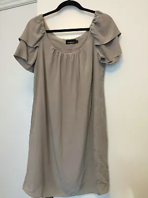 Zimmermann Grey Silk Dress Sz 1 • $55