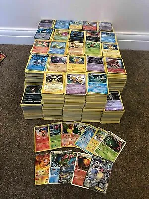 Pokemon Cards Bundle TCG Collection Card Rare Holo V Tin 5-500 Joblot Guaranteed • £29.99