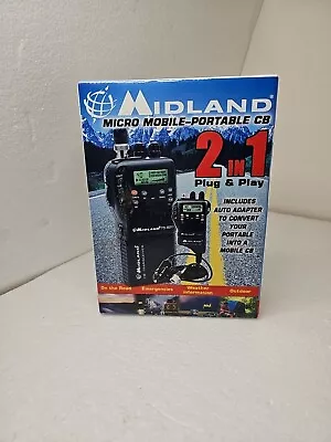 NEW Midland 75-822 40 Channel CB-Way 4W Handheld Portable Weather Radio 10 NOAA • $129.99