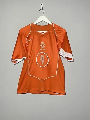 #9 Van Nistelrooy Nike  Netherlands 2004 Y2k Football Shirt Soccer Jersey • $75