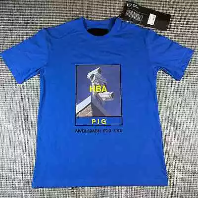 Anonymous Club × Hood By Air Surveillance Camera PIG Shirt Blue Men’s Sz M New • $164.97