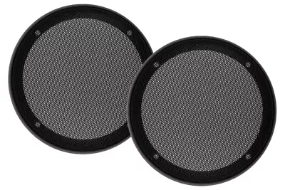 Two 6-1/2  / 6-3/4  Metal Mesh Speaker Grilles Universal 6.5  Replacement Grill • $19.99