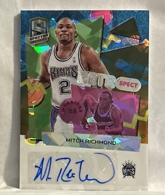 2022-23 Spectra Mitch Richmond Astral Prizm Retrospect Autograph Auto /49 • $34.99