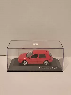 Minichamps Paul's Model Art 1:43 Car Volkswagen Generation Golf GTI IV 4 Red • $59.99