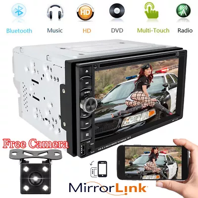 For Dodge Ram 1500 2500 3500 1994-2010 Car Stereo 2Din FM AM Radio + Rear Camera • $90.60