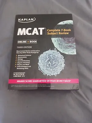 $35 • Buy Kaplan Test Prep Ser.: MCAT Complete 7-Book Subject Review : Online + Book By...