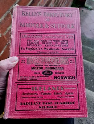 Kelly's Directory Of Norfolk & Suffolk 1933 • £5