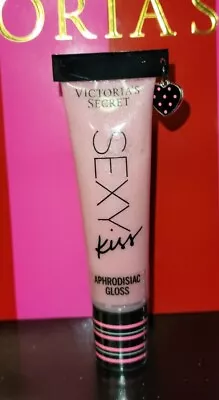 NEW Victoria's Secret Sexy Kiss Aphrodisiac Lip Gloss Decadent Berry Sealed RARE • $29.99
