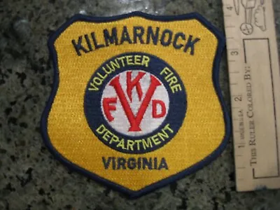 $8.50 • Buy #2 Kilmarnock Virginia Fire Rescue Patch VA