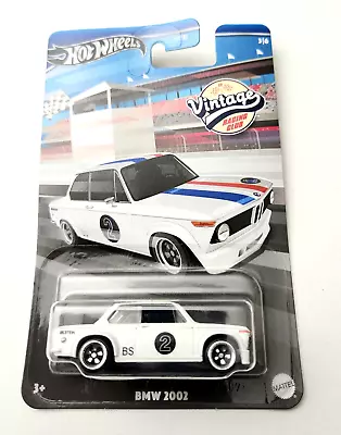 Hot Wheels BMW 2002 White #3 3/6 - 2024 Vintage Racing Club • $9.99