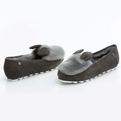 AXAustralia UGG Moccasins Slippers Womens Slip On Premium Comfort Sheepskin Wool • $34.99