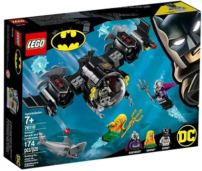 LEGO DC Comics 76116 Batman Batsub And The Underwater Clash (2019) New Sealed • $54.95