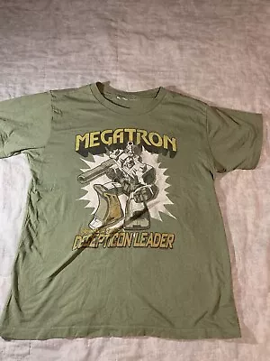 Megatron Deception Leader Green MEN'S TSHIRT~ USED Sz Small No Tags~Loojk At Pho • $12.99