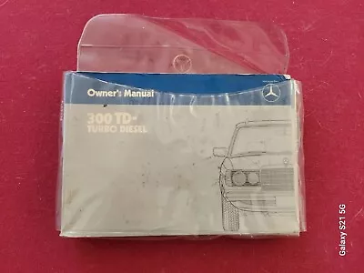 1984 Mercedes Benz 300TD Turbo Diesel Wagon Owner Operator Manual User Guide Set • $80