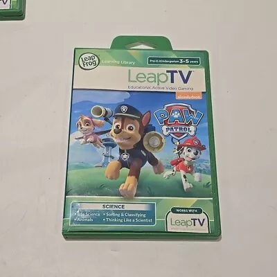 Leapfrog Leap Tv Nickelodeon Paw Patrol Educational Game Age 3-5 • £8.95