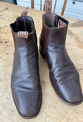 Men’s RM WILLIAMS CRAFTSMAN BOOTS Chestnut Brown Leather 11 F • $50