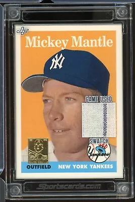 Jersey Fusion Baseball Edition Mickey Mantle Encased Game Used Jersey Patch • $25.99