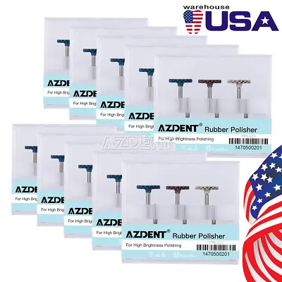 AZDENT Dental Composite Polishing Diamond Burs RA Disc 14mm Coarse/Medium/Fine • $90.62
